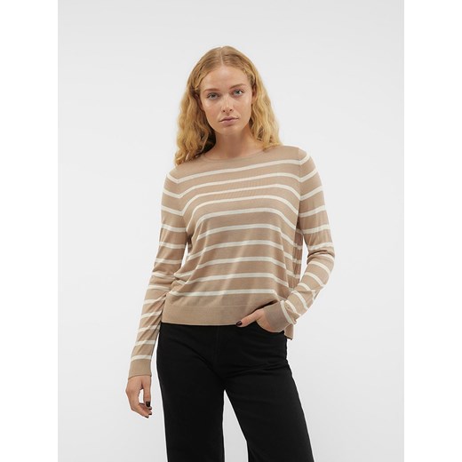Vero Moda Sweter w kolorze beżowym ze sklepu Limango Polska w kategorii Swetry damskie - zdjęcie 169910303