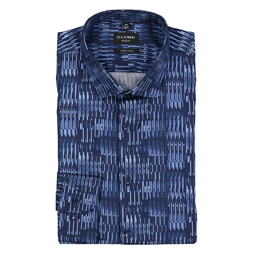 OLYMP Koszula &quot;No 6 six&quot; - Slim fit - w kolorze niebieskim ze sklepu Limango Polska w kategorii Koszule męskie - zdjęcie 169910352