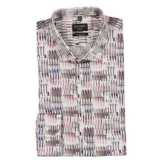 OLYMP Koszula &quot;No 6 six&quot; - Super Slim fit - w kolorze granatowym ze sklepu Limango Polska w kategorii Koszule męskie - zdjęcie 169910353