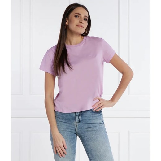 Patrizia Pepe T-shirt | Regular Fit ze sklepu Gomez Fashion Store w kategorii Bluzki damskie - zdjęcie 169910970