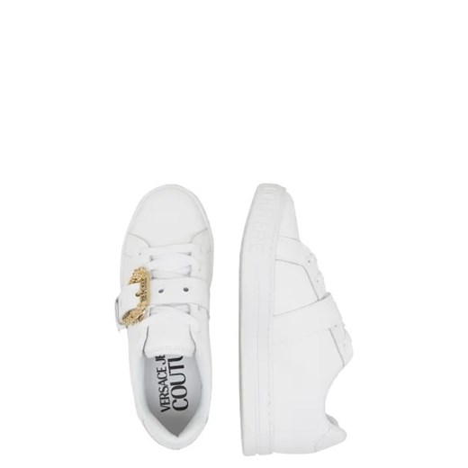 Buty sportowe damskie Versace Jeans sneakersy białe na platformie sznurowane 