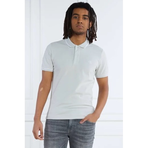 T-shirt męski Calvin Klein z krótkimi rękawami biały casual 