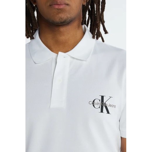 CALVIN KLEIN JEANS Polo MONOLOGO | Regular Fit XXL Gomez Fashion Store wyprzedaż