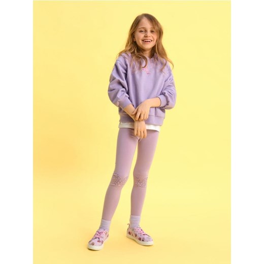 Sinsay - Legginsy - fioletowy ze sklepu Sinsay w kategorii Spodnie dziewczęce - zdjęcie 169913712