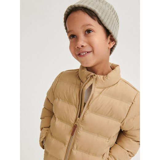 Reserved - Pikowana kurtka - beżowy ze sklepu Reserved w kategorii Kurtki chłopięce - zdjęcie 169935634