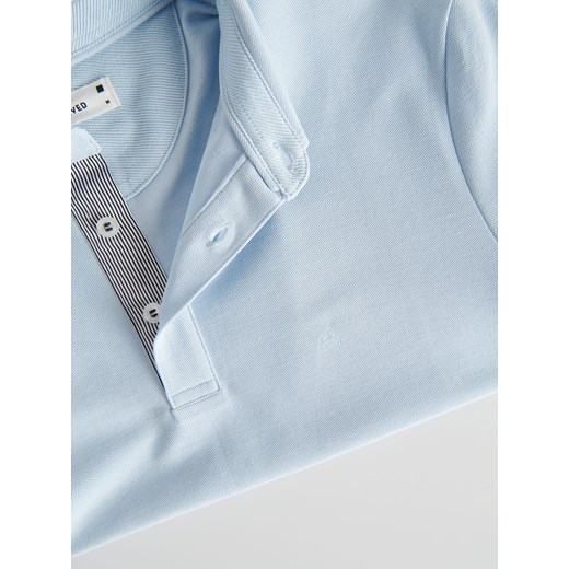 Reserved - Koszulka polo regular - jasnoniebieski Reserved L Reserved