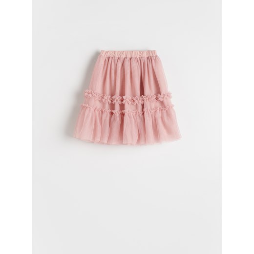 Reserved - Tiulowa spódnica - różowy ze sklepu Reserved w kategorii Spódnice dziewczęce - zdjęcie 169935793