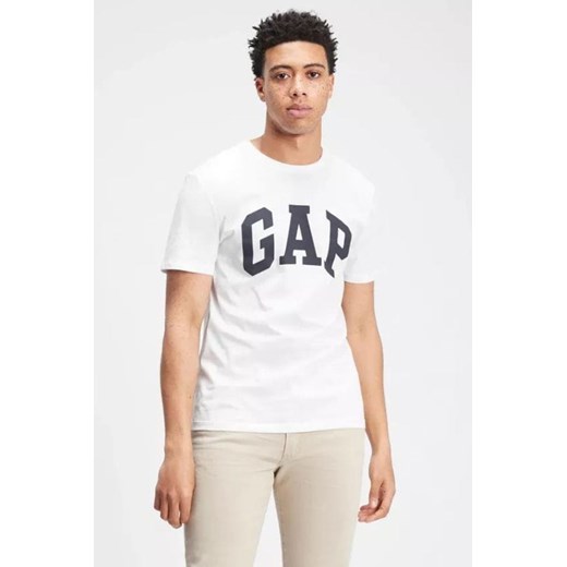 t-shirt męski gap 550338 biały ze sklepu Royal Shop w kategorii T-shirty męskie - zdjęcie 169960922