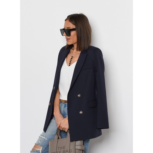 Dwurzedowa marynarka Melisa Navy XS forseti.net.pl