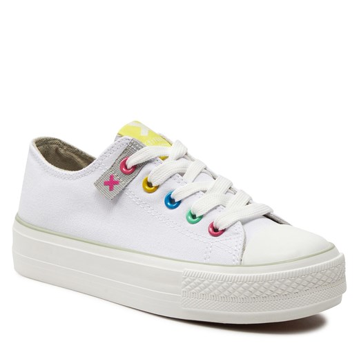 Trampki dziecięce białe Xti sznurowane 