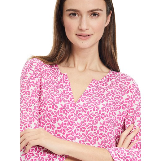 Bluzka damska różowa Cartoon z wiskozy 