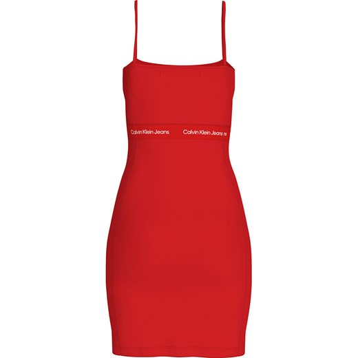 Calvin Klein Sukienka w kolorze czerwonym ze sklepu Limango Polska w kategorii Sukienki - zdjęcie 169965341