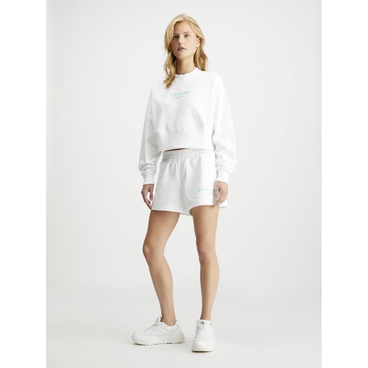 Calvin Klein Szorty dresowe w kolorze białym ze sklepu Limango Polska w kategorii Szorty - zdjęcie 169965353