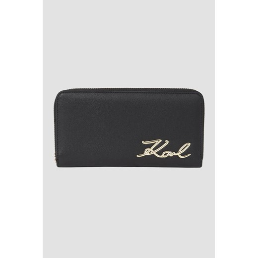 KARL LAGERFELD Czarny portfel K/signature ze sklepu outfit.pl w kategorii Portfele damskie - zdjęcie 169965670