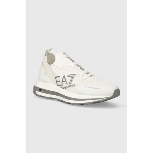 EA7 Emporio Armani sneakersy kolor biały ze sklepu ANSWEAR.com w kategorii Buty sportowe damskie - zdjęcie 169967270