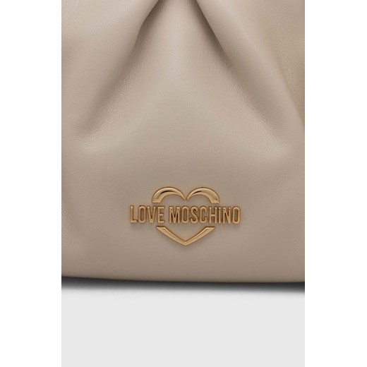 Kopertówka Love Moschino elegancka matowa na ramię 