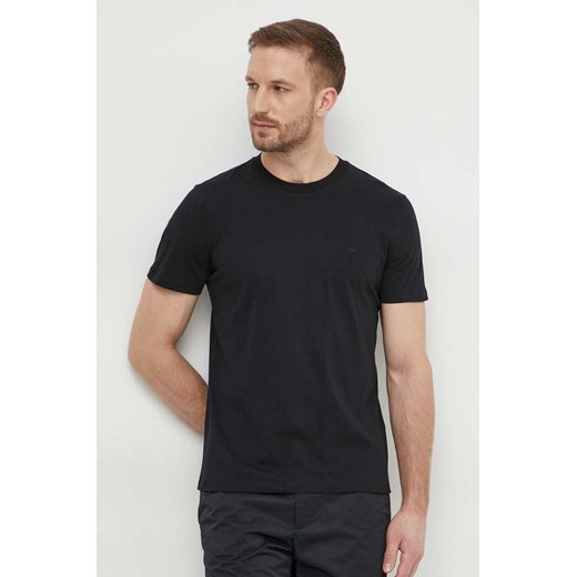 Liu Jo t-shirt bawełniany męski kolor czarny gładki ze sklepu ANSWEAR.com w kategorii T-shirty męskie - zdjęcie 169967554