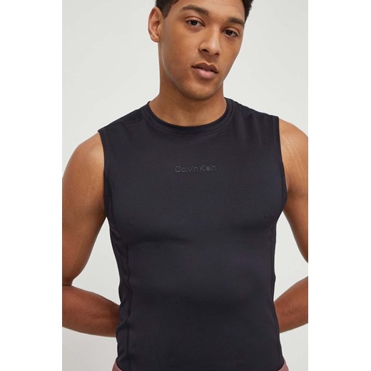 Calvin Klein Performance t-shirt treningowy kolor czarny ze sklepu ANSWEAR.com w kategorii T-shirty męskie - zdjęcie 169967582