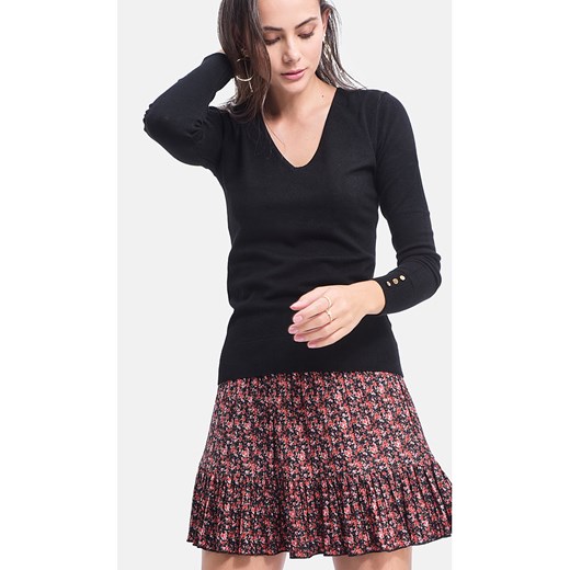 ASSUILI Sweter w kolorze czarnym ze sklepu Limango Polska w kategorii Swetry damskie - zdjęcie 169972763