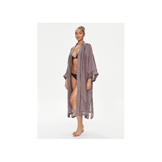 Boss Kimono Beatrix 50515510 Fioletowy Regular Fit ze sklepu MODIVO w kategorii Odzież plażowa - zdjęcie 169973771