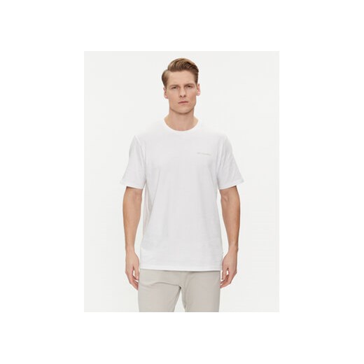 Columbia T-Shirt Explorers Canyon™ 2036451 Biały Regular Fit ze sklepu MODIVO w kategorii T-shirty męskie - zdjęcie 169973793