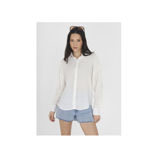 Brave Soul Koszula LSH-573KENDALL Biały Straight Fit ze sklepu MODIVO w kategorii Koszule damskie - zdjęcie 169973823
