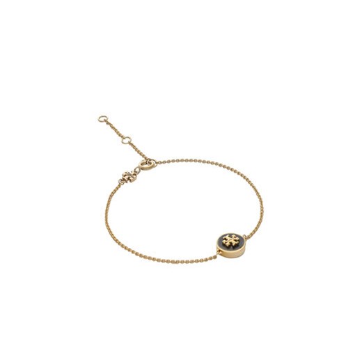 Tory Burch Bransoletka Kira Enamel Chain Bracelet 90284 Złoty ze sklepu MODIVO w kategorii Bransoletki - zdjęcie 169973943