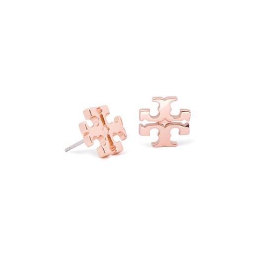 Tory Burch Kolczyki Logo Stud Earring 11165504 Różowy ze sklepu MODIVO w kategorii Kolczyki - zdjęcie 169974400