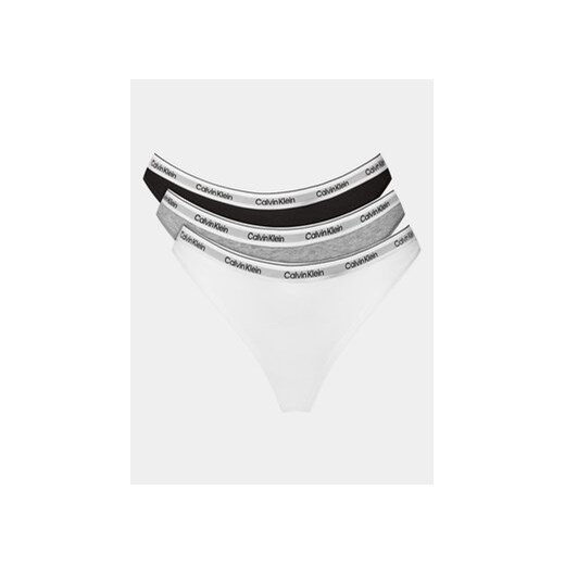 Calvin Klein Underwear Komplet 3 par stringów 000QD5209E Kolorowy ze sklepu MODIVO w kategorii Majtki damskie - zdjęcie 169974410