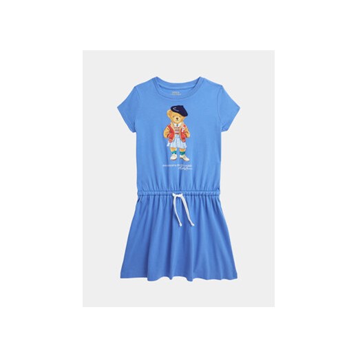 Polo Ralph Lauren Sukienka codzienna 312934978001 Niebieski Regular Fit ze sklepu MODIVO w kategorii Sukienki dziewczęce - zdjęcie 169974622