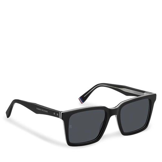 Okulary przeciwsłoneczne Tommy Hilfiger 2067/S 206819 Black 807 IR ze sklepu eobuwie.pl w kategorii Okulary przeciwsłoneczne męskie - zdjęcie 169975004