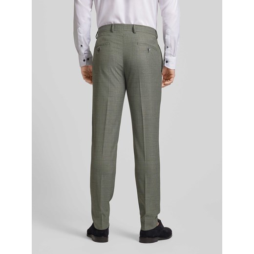 Spodnie do garnituru o kroju slim fit z efektem melanżu model ‘Kynd’ Strellson 46 Peek&Cloppenburg 
