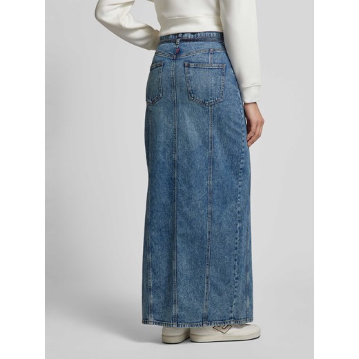 Spódnica jeansowa z wiązanym paskiem model ‘Getini’ XS Peek&Cloppenburg 