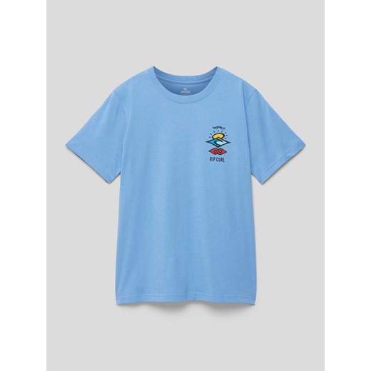 T-shirt z nadrukiem z logo ze sklepu Peek&Cloppenburg  w kategorii T-shirty chłopięce - zdjęcie 169991344