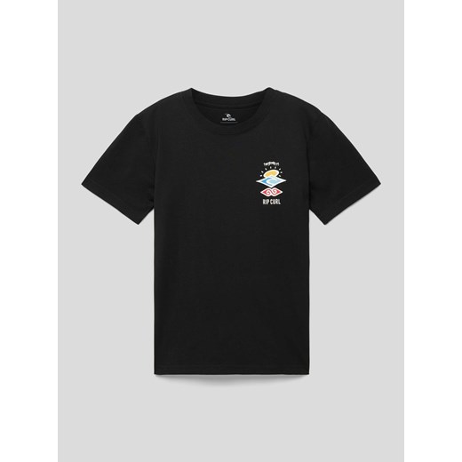 T-shirt z nadrukiem z logo ze sklepu Peek&Cloppenburg  w kategorii T-shirty chłopięce - zdjęcie 169991392