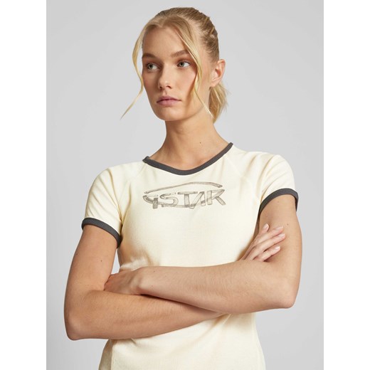 T-shirt z nadrukiem z logo model ‘Eyben’ M Peek&Cloppenburg 