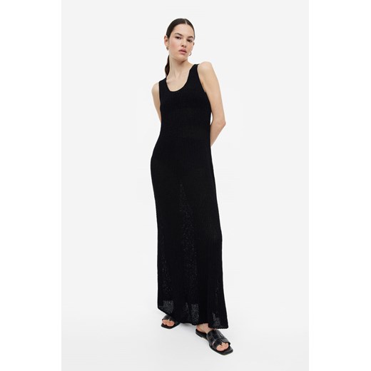 Sukienka H & M maxi bawełniana na ramiączkach 