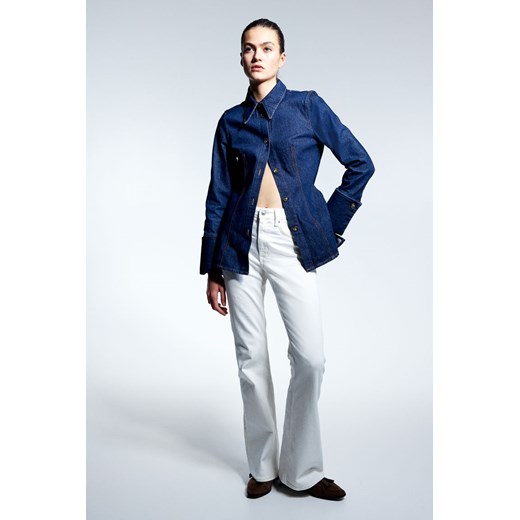 H & M - Flared High Jeans - Biały ze sklepu H&M w kategorii Jeansy damskie - zdjęcie 169992323