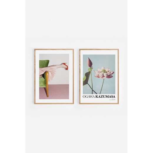 H & M - Pastel Fashion Poster Set - Różowy ze sklepu H&M w kategorii Plakaty - zdjęcie 169992470