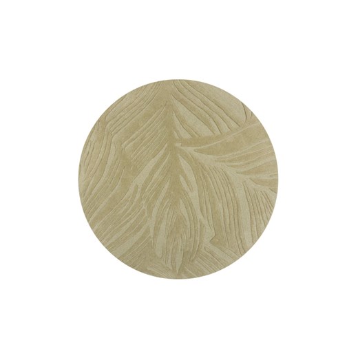 H & M - Okrągły Wełniany Dywan Lino Leaf - Zielony ze sklepu H&M w kategorii Dywany - zdjęcie 169992624