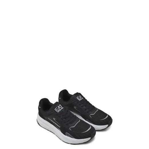 Buty sportowe męskie czarne Emporio Armani na jesień sznurowane 