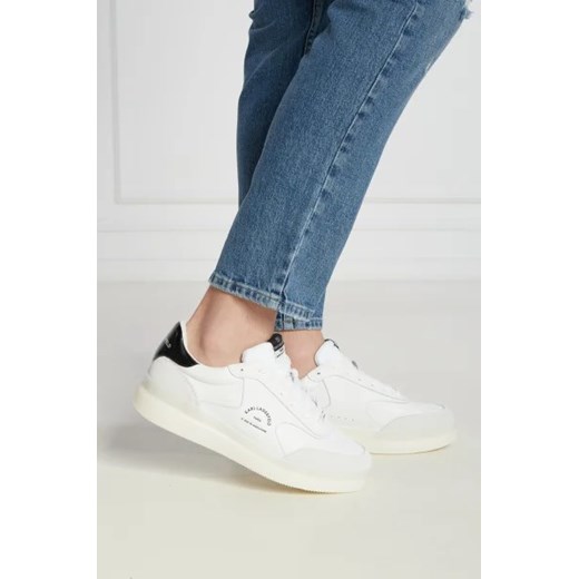Karl Lagerfeld Sneakersy BRINK | z dodatkiem skóry Karl Lagerfeld 45 Gomez Fashion Store okazja