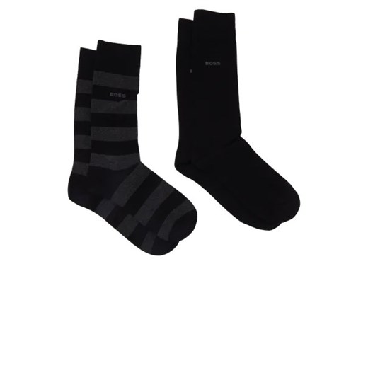 BOSS BLACK Skarpety 2-pack RS BlockStripe CC 39-42 Gomez Fashion Store