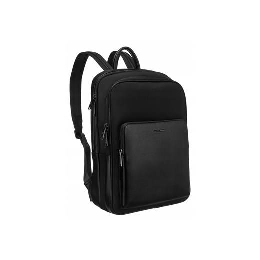 Pojemny, biznesowy plecak z miejscem na laptopa - David Jones - czarny ze sklepu 5.10.15 w kategorii Plecaki - zdjęcie 169994180