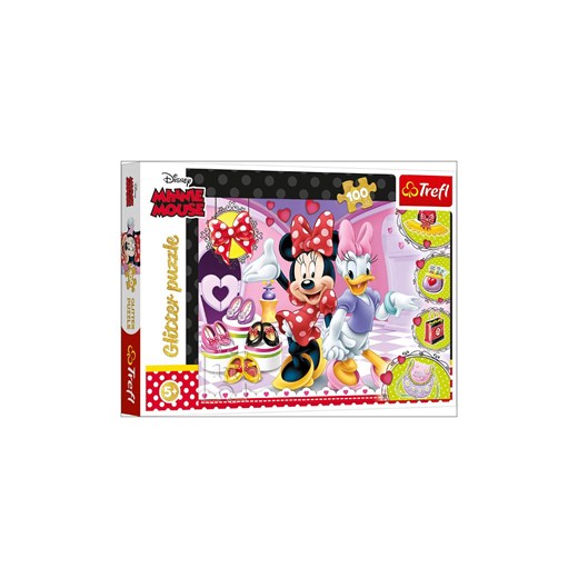 Puzzle 100 elementów- Minnie i błyskotki Disney wiek 5+ ze sklepu 5.10.15 w kategorii Puzzle - zdjęcie 169994263