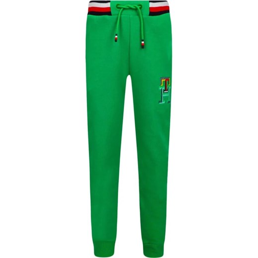 Tommy Hilfiger Spodnie dresowe | Regular Fit ze sklepu Gomez Fashion Store w kategorii Spodnie dziewczęce - zdjęcie 169994641