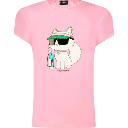 Karl Lagerfeld Kids T-shirt | Regular Fit ze sklepu Gomez Fashion Store w kategorii Bluzki dziewczęce - zdjęcie 169994962