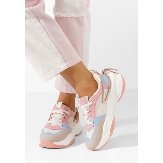 Różowe sneakersy damskie Anouki ze sklepu Zapatos w kategorii Buty sportowe damskie - zdjęcie 169996912