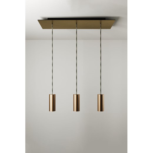H & M - Metalowa Lampa Sufitowa Z 3 Reflektorkami - Złoty ze sklepu H&M w kategorii Lampy wiszące - zdjęcie 169997171