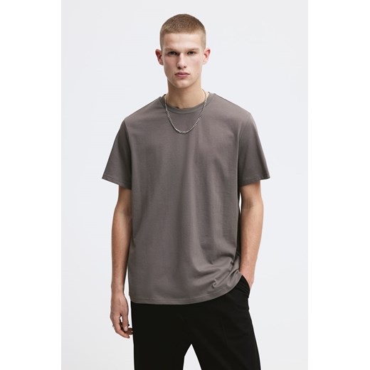H & M - T-shirt Regular Fit - Szary ze sklepu H&M w kategorii T-shirty męskie - zdjęcie 169997351